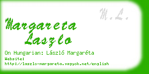 margareta laszlo business card