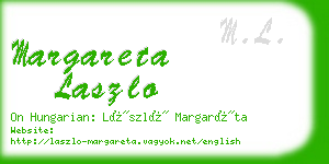 margareta laszlo business card